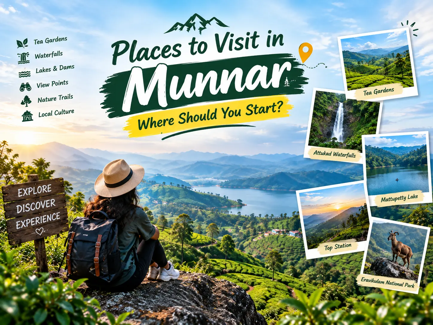 Places to Visit in Munnar: Where Should You Start?